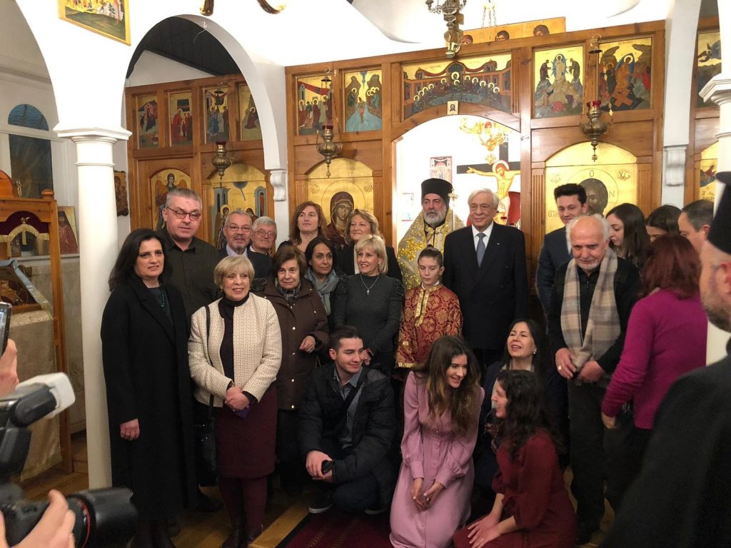 Visit of the President of the Hellenic Republic to the Greek Orthodox Church in Dublin